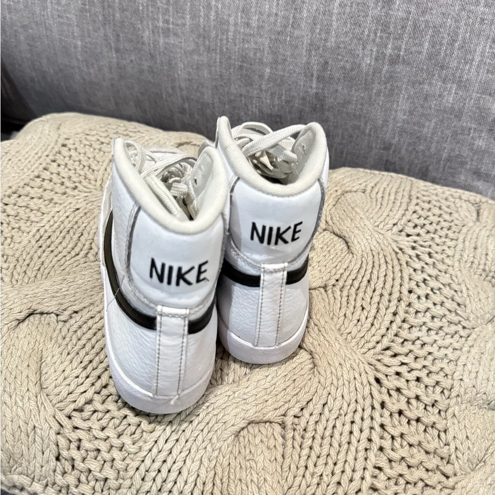 Nike Kids White High-Top Sneakers